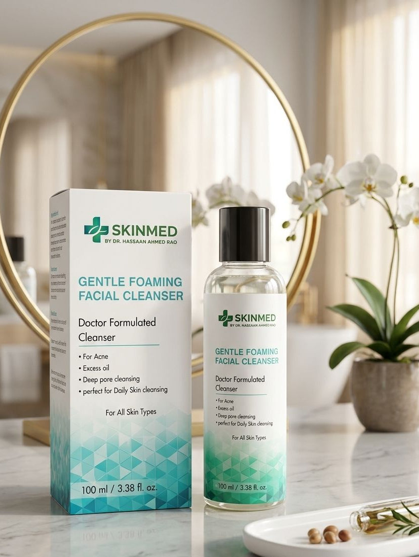 SKINMED Gentle Skin Cleanser | Deep Cleansing Face Wash for Clear & Healthy Skin